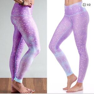 Teeki mermaid fairy queen purple leggings